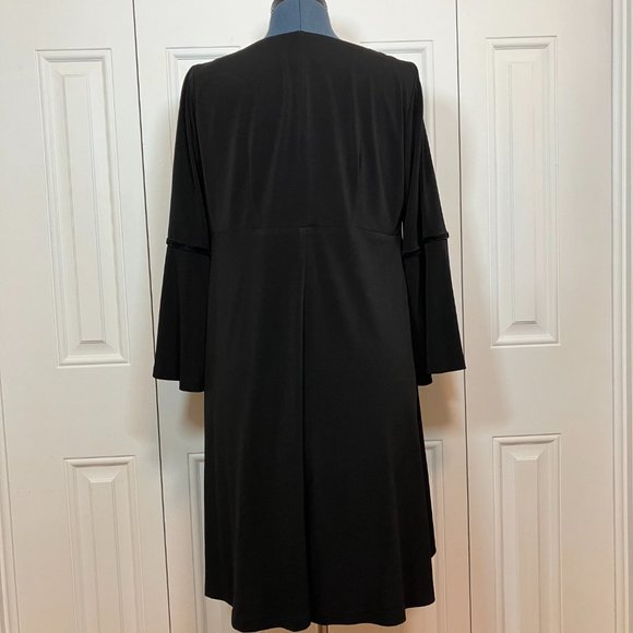 Ashley Graham Beyond Black Criss Cross Dress Sz 14W - Picture 6 of 6